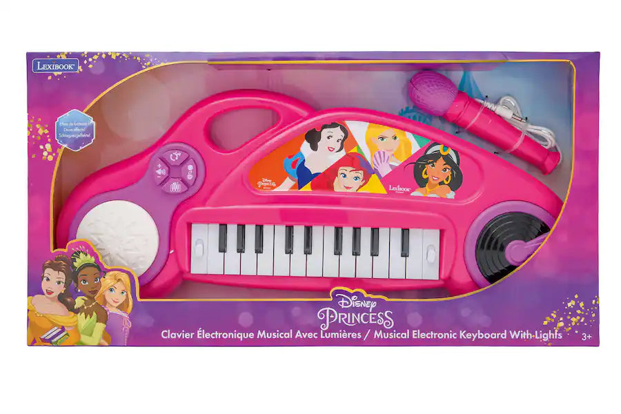 LexiBook Disney Princess Muscial Electronic Keyboard With Lights