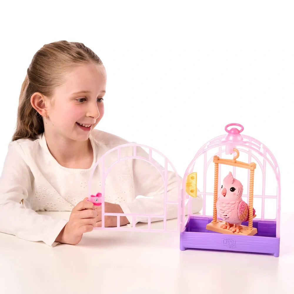 Little Live Pets Really Real Bird & Cage Rosie