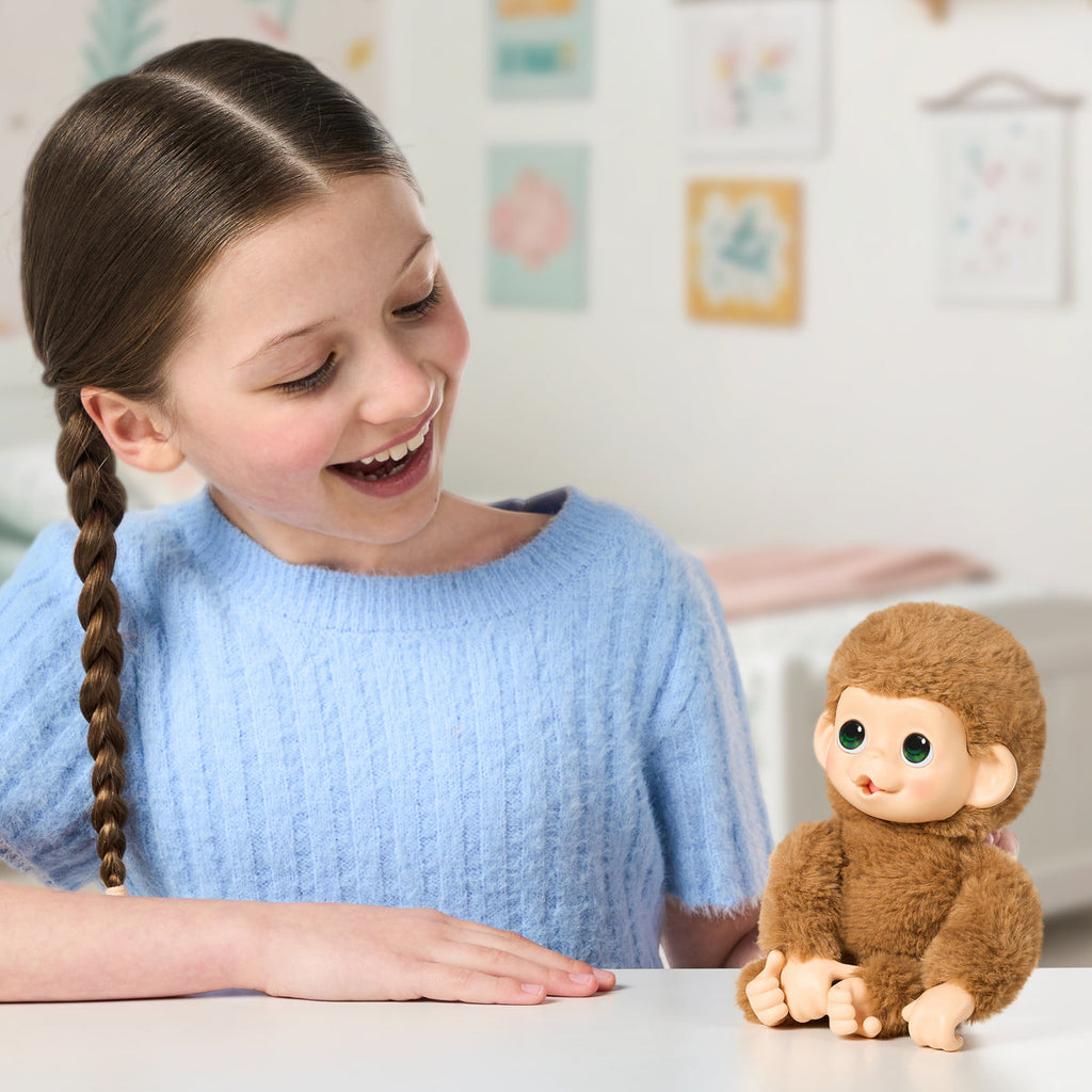 Little Live Pets Baby Monkey Pepi Peach