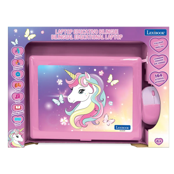 LexiBook Unicorn Billingual Educational Laptop
