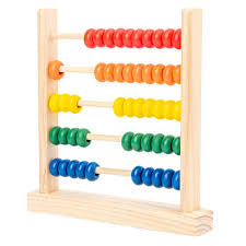 Wooden Abacus 50 Beads Counting Game