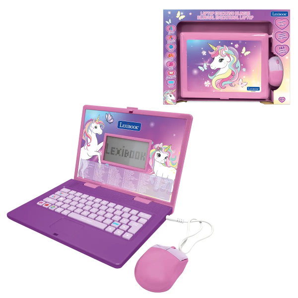 LexiBook Unicorn Billingual Educational Laptop