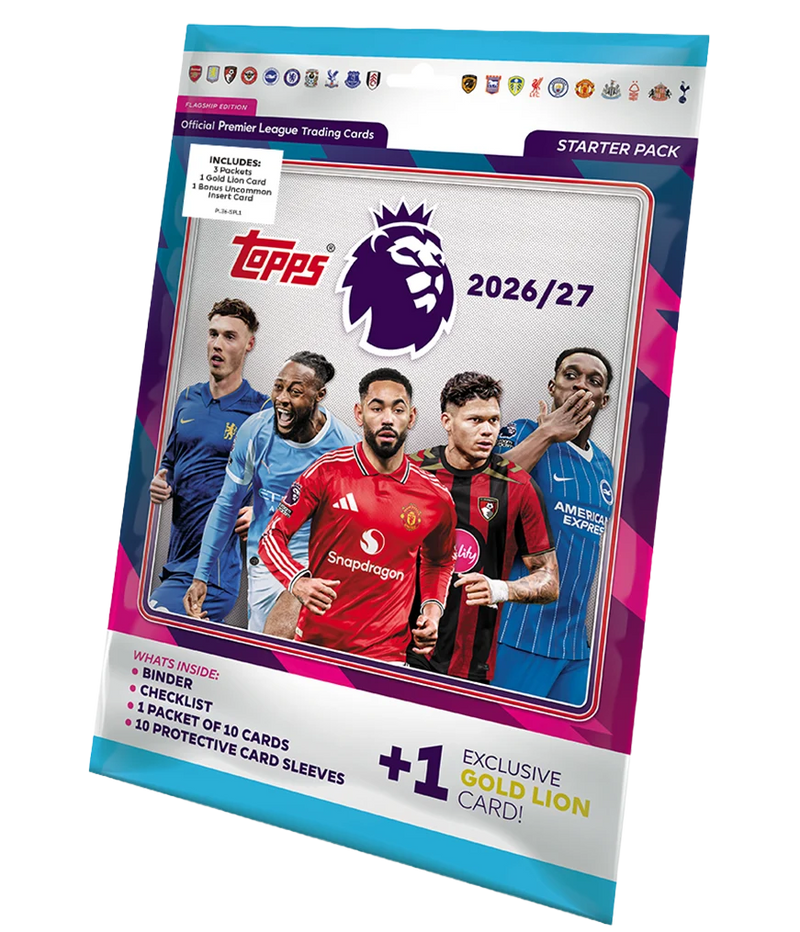 Topps Premier League Trading Cards 26/27 Starter Pack