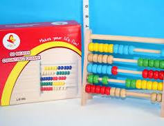 Wooden Abacus 50 Beads Counting Game