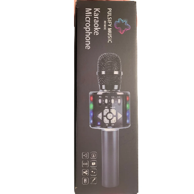 Bluetooth Karaoke Microphone with Effects – Portable Handheld Party Mic