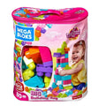 Mega Blocks First Builders Big Building Bag 80 Piece Pink