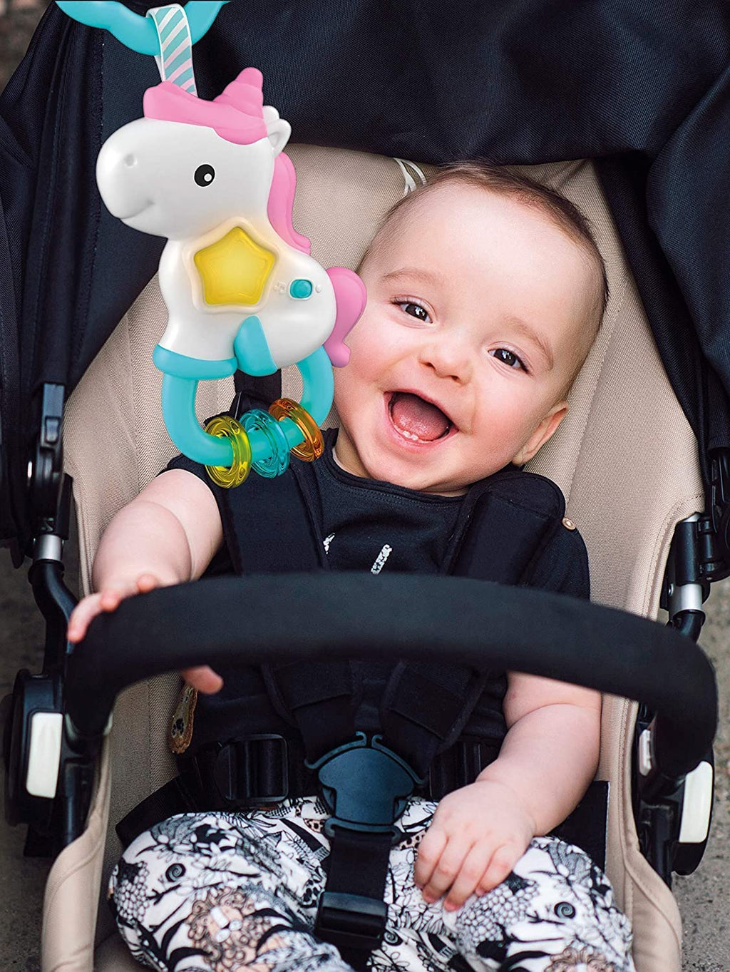 Baby Clementoni Magic Unicorn Light & Melodies Rattle