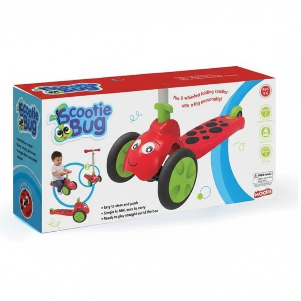 ScootieBug Red Jewel Scooter