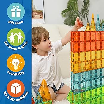 Geomag Magnetic Tiles 60 Pieces