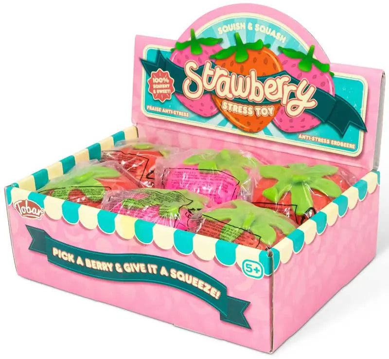 Squish & Squash Strawberry Stress Toy