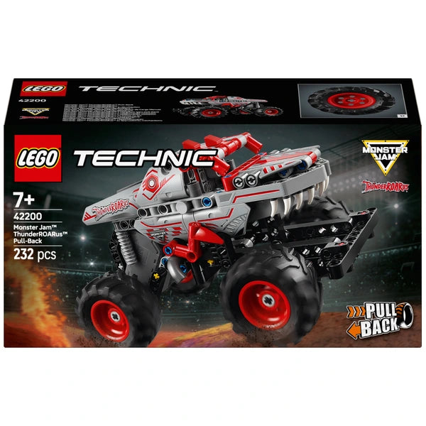 Lego Technic 42200 Monster Jam ThunderROARus Pull Back Truck Set