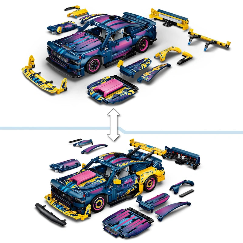 Lego 42236 Custom Garage Ford Mustang GT Car
