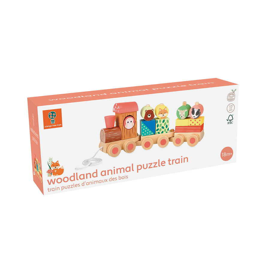 Woodland Animal Puzzle Train