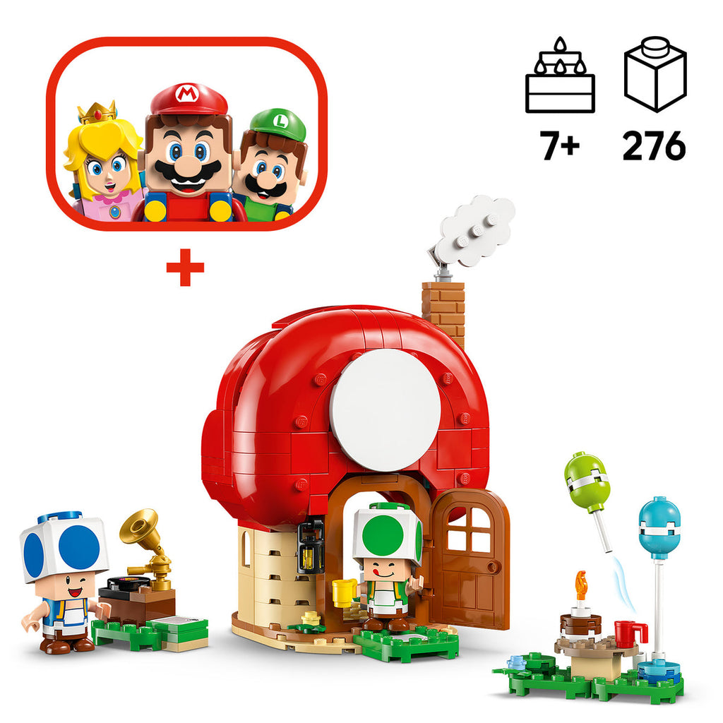Lego Super Mario 72041 Party at Toad's House