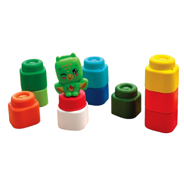 Clementoni Baby Dragon Blocks Set