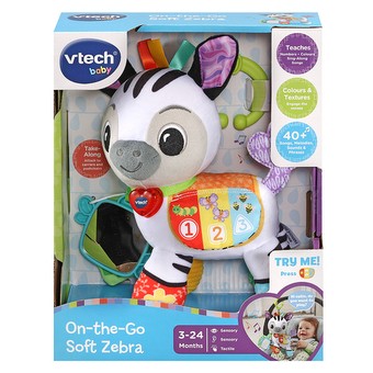 Vtech On the Go Soft Zebra
