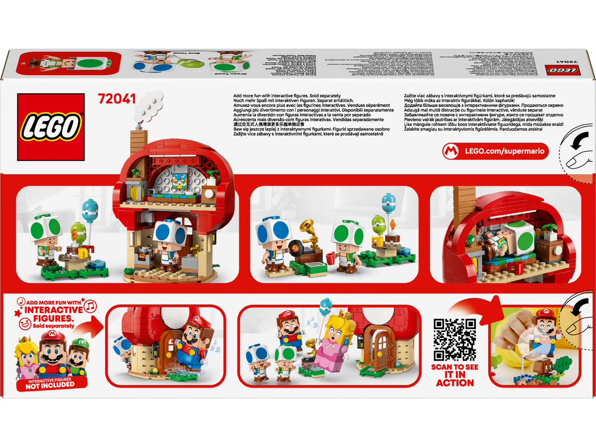 Lego Super Mario 72041 Party at Toad's House