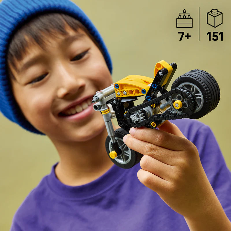 Lego Technic 42225 Yellow Motorbike
