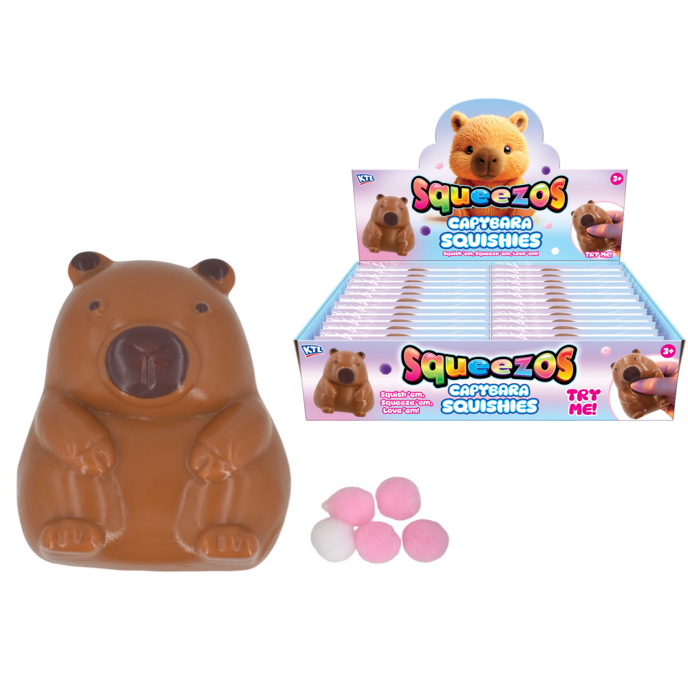 Squeezos Capybara Squishies