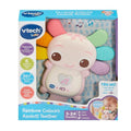 Rainbow Colours Axolotl Teether Pink