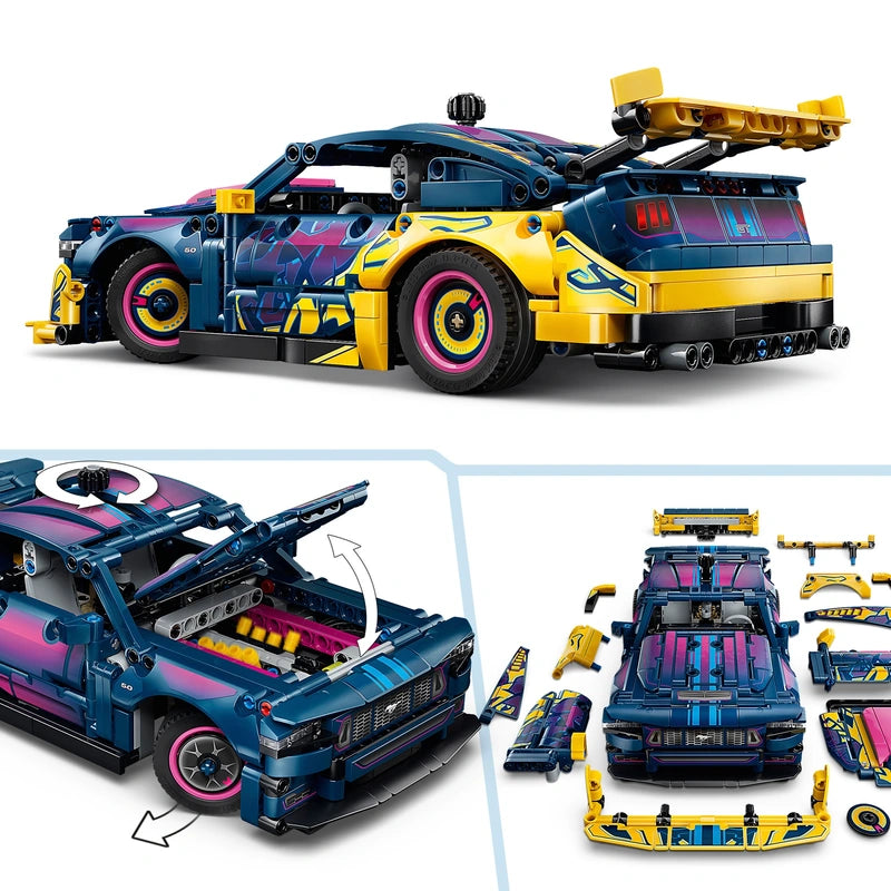 Lego 42236 Custom Garage Ford Mustang GT Car