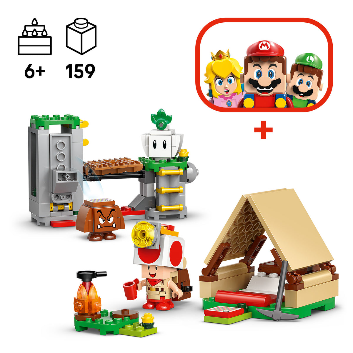 Lego Super Mario 72040 Captain Toad's Camp