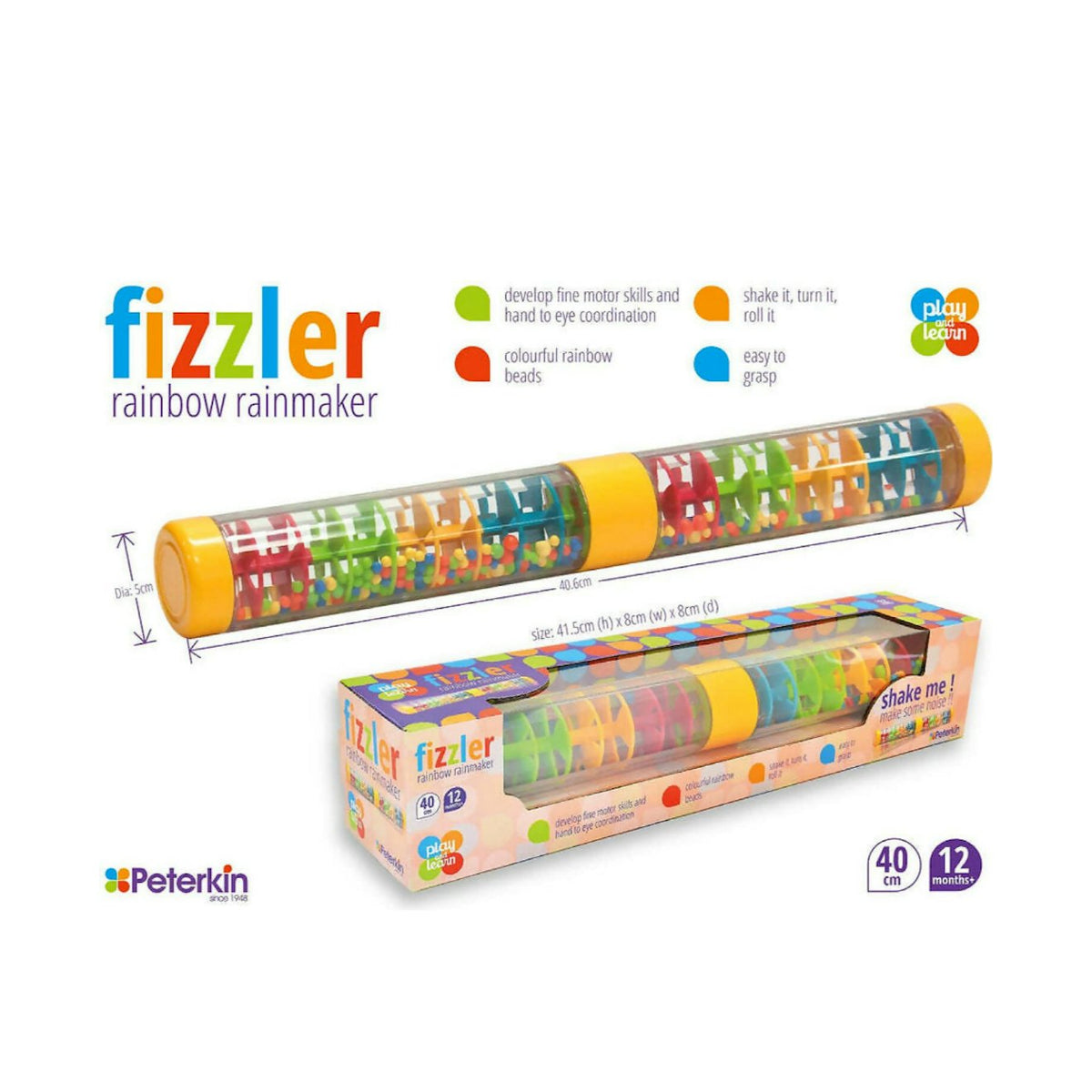 Peterkin Play and Learn Fizzler Rainbow Rainmaker
