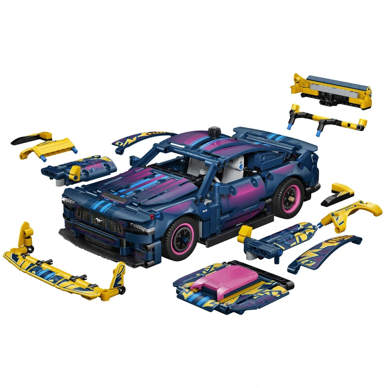 Lego 42236 Custom Garage Ford Mustang GT Car