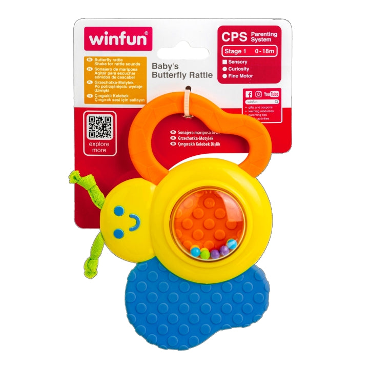 Winfun Baby's Butterfly Rattle