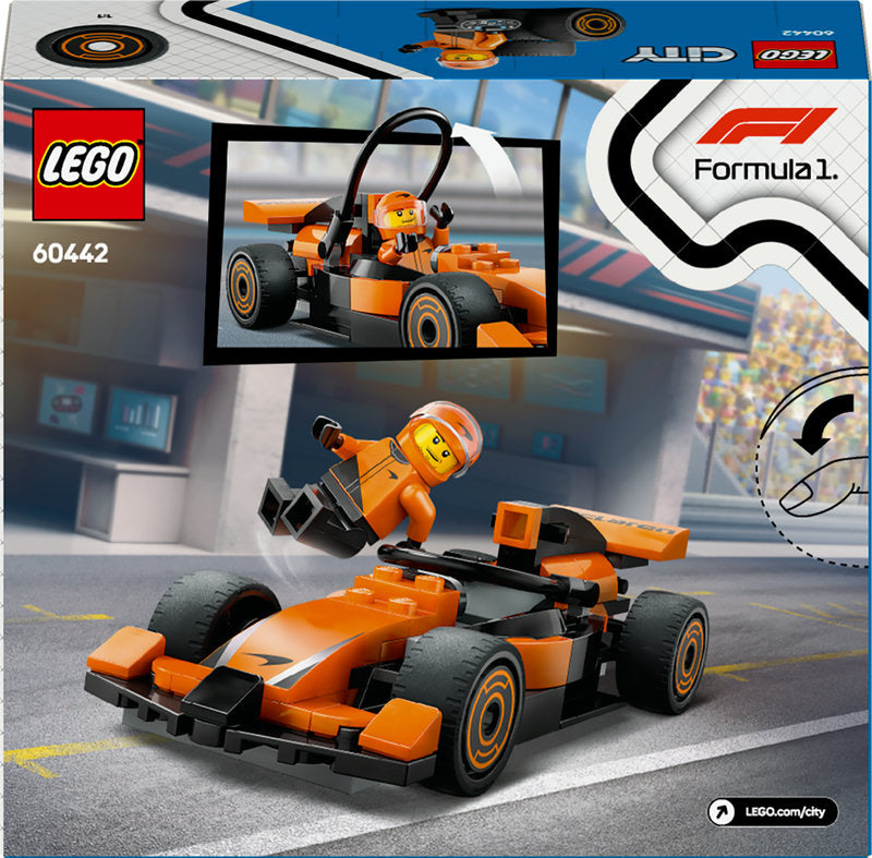 Lego City 60442 F1 Driver with McLaren Race Car
