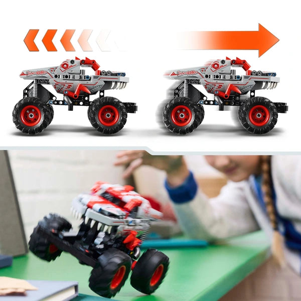 Lego Technic 42200 Monster Jam ThunderROARus Pull Back Truck Set