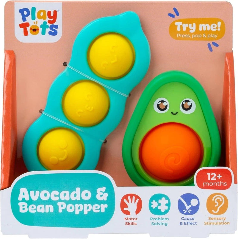 Play Tots Avocado & Bean Popper