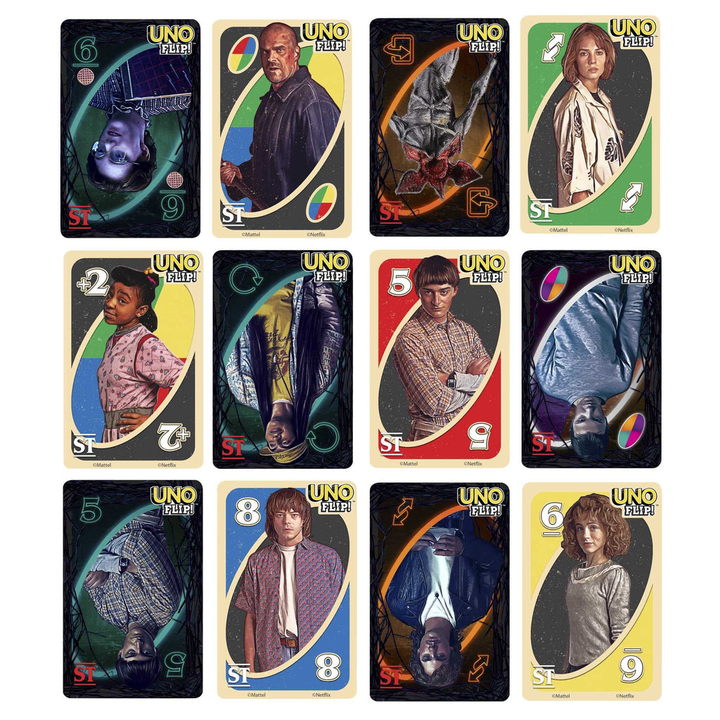 UNO Flip Stranger Things