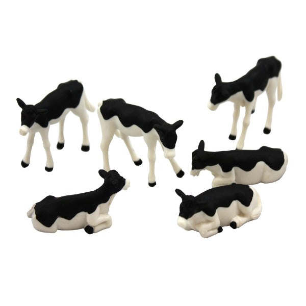 Globe 1:32 6 Pack Calves Lying & Standing