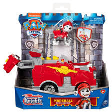 PAW Patrol Rescue Knights Marshall Transforming Toy Car with Figure