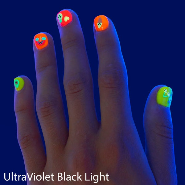 Fab Lab Glow In The Dark Nail Art