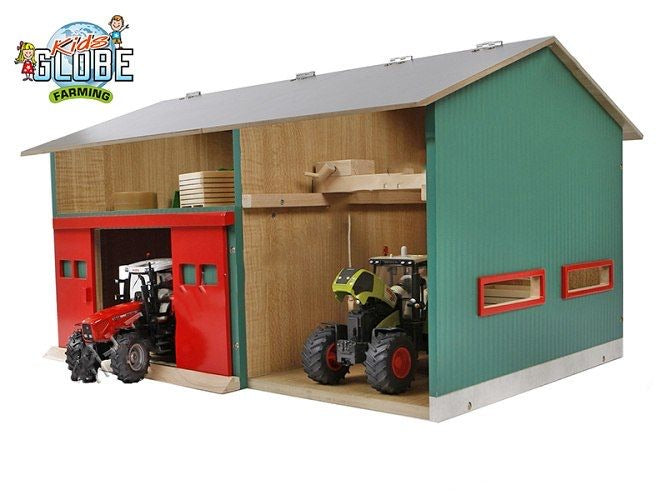 Kids Globe Wooden Farm Workshop With Storage
