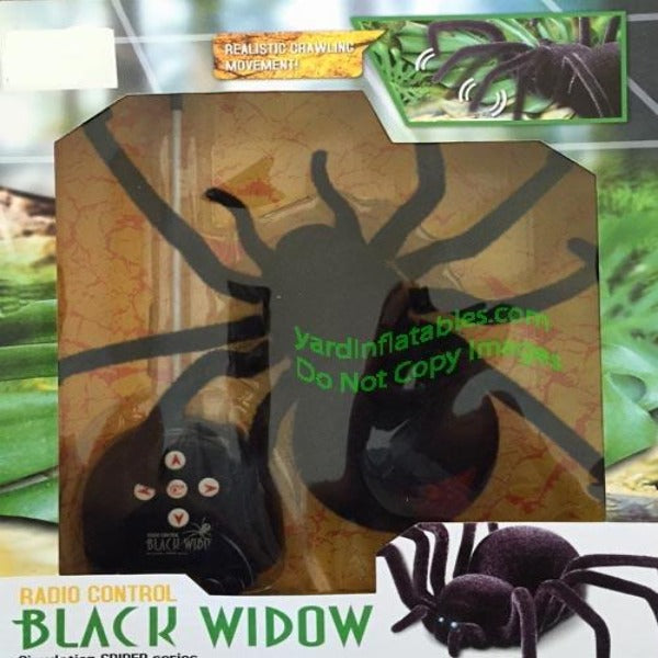 Remote Control Black Widow Spider