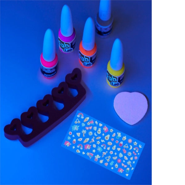 Fab Lab Glow In The Dark Nail Art