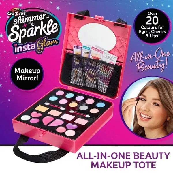 Shimmer & Sparkle Instaglam All in One Beauty Make Up Tote