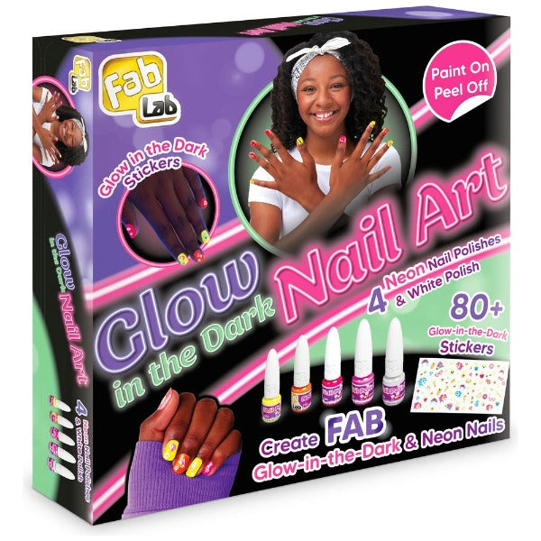 Fab Lab Glow In The Dark Nail Art