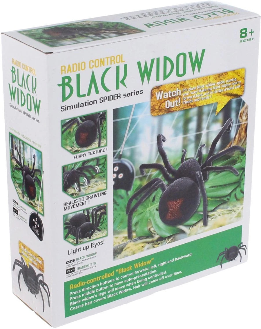 Remote Control Black Widow Spider